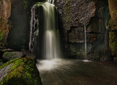 Derbyshire Waterfall by K. Allsopp