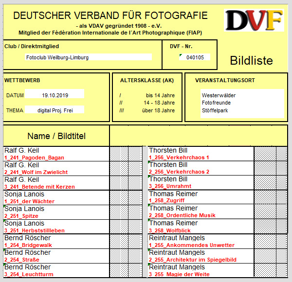 Bildliste