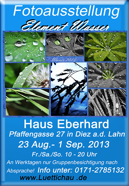 Ausstellung Wasser